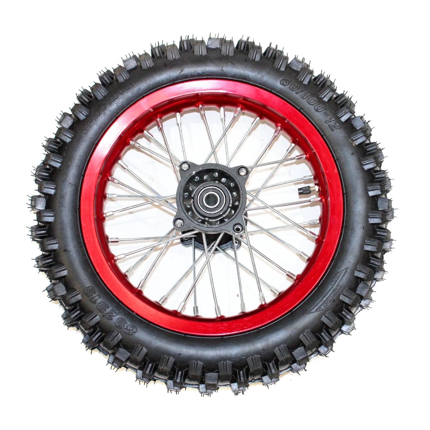 12mm Front + 15mm Rear Wheel Rim Tires for PIT PRO Dirt Bike