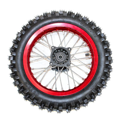12mm Front + 15mm Rear Wheel Rim Tires for PIT PRO Dirt Bike