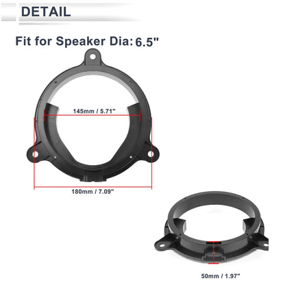 Tweeter Speaker Spacer Rings for Mazda