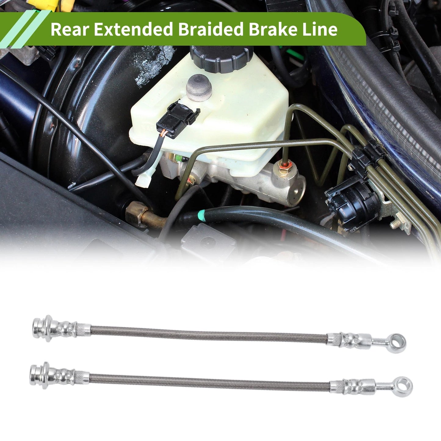 Rear Extended Brake Line Hose Kit for Nissan Patrol GQ Y60 (1988-1997)