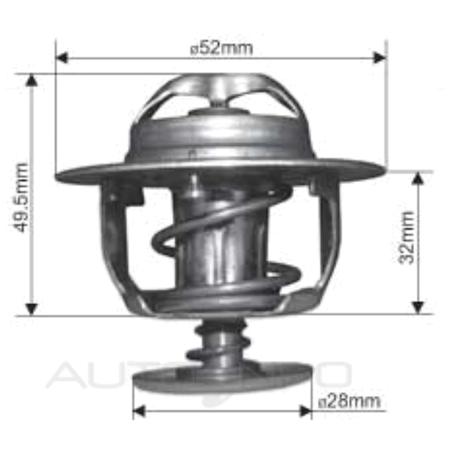 Thermostat for Toyota Hilux LN55 4cyl 2.2L L 1983~1984