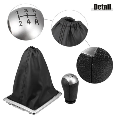 5 Speed Manual Gear Shift Knob with Dust Cover for Ford Focus (2000-2011)
