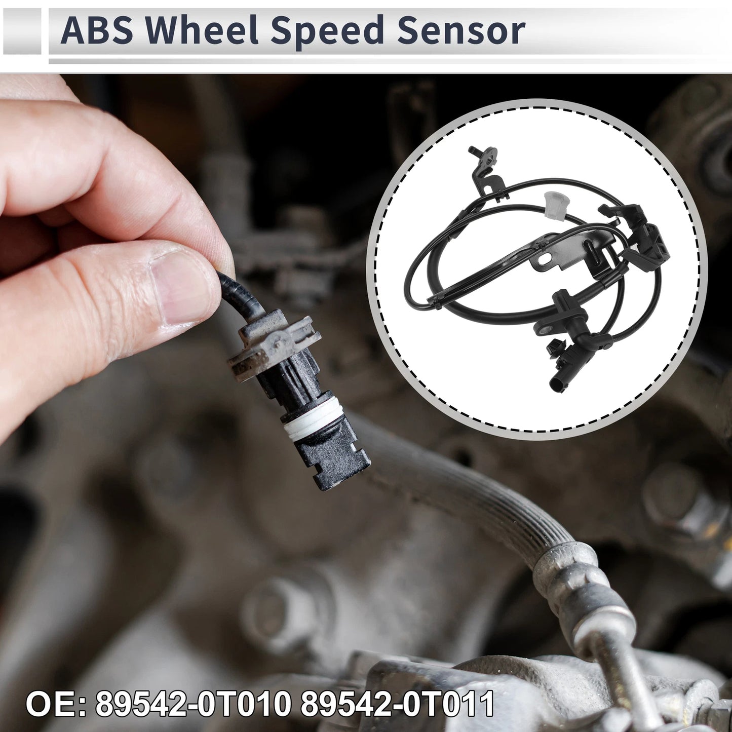 ABS Wheel Speed Sensor for Toyota Venza 2009-2015 Front Right 1 x Sensor