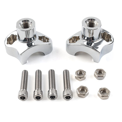 7" Tall Handlebar Risers for Harley Softail Dyna Street Bob