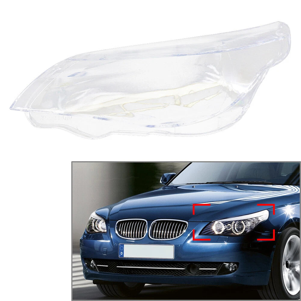 Headlight Lens Cover for BMW E60 E61 525i 530i 540i 550i (2003-2010)