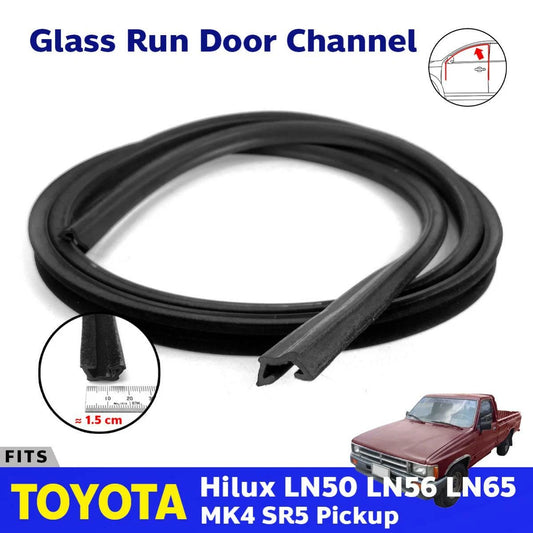 1x Glass Run Door Channel Felt Fit Toyota Hilux SR LN50 LN56 LN65 Pickup 84f5