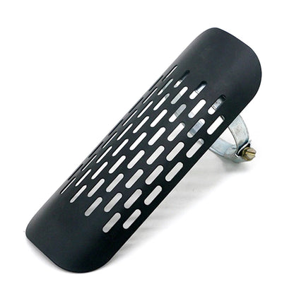 Black Motorcycle Exhaust Muffler Pipe Heat Shield Cover for Universal Models