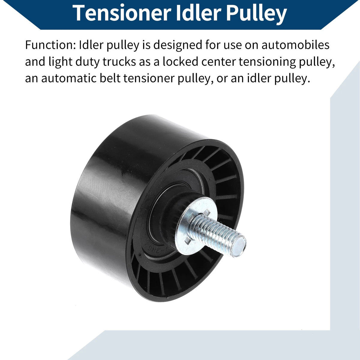 Drive Belt Idler Pulley for Pontiac Wave, Chevrolet (2005-2008) - 1 Pc