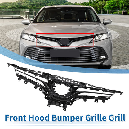 Front Hood Bumper Grille for Toyota Camry LE (2018-2020) Black