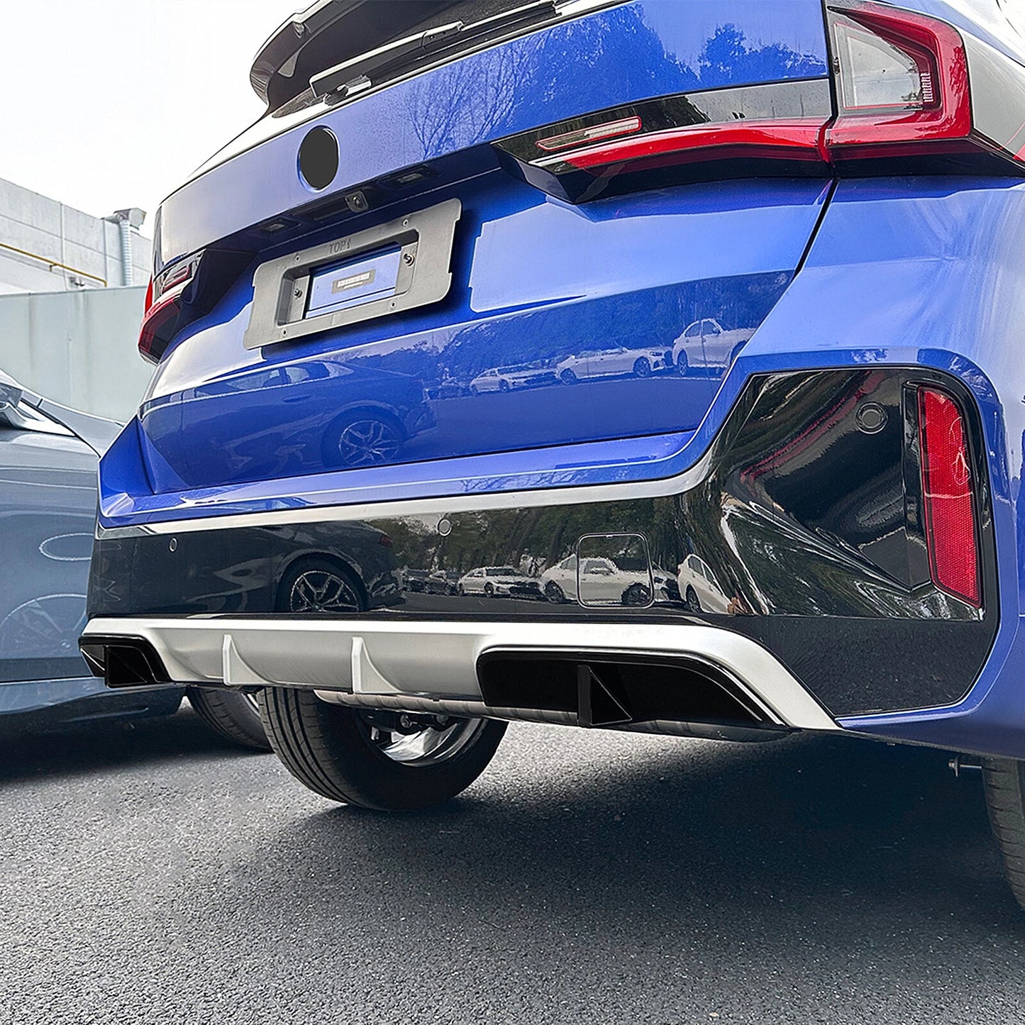 2 x Gloss Black Rear Bumper Side Covers for BMW X1 U11 U12 M Sport (2023-2024)