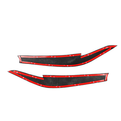 2 x Carbon Fiber Headlight Eyelid Trim for BMW G30 530i 540i M550i (2017-2023)