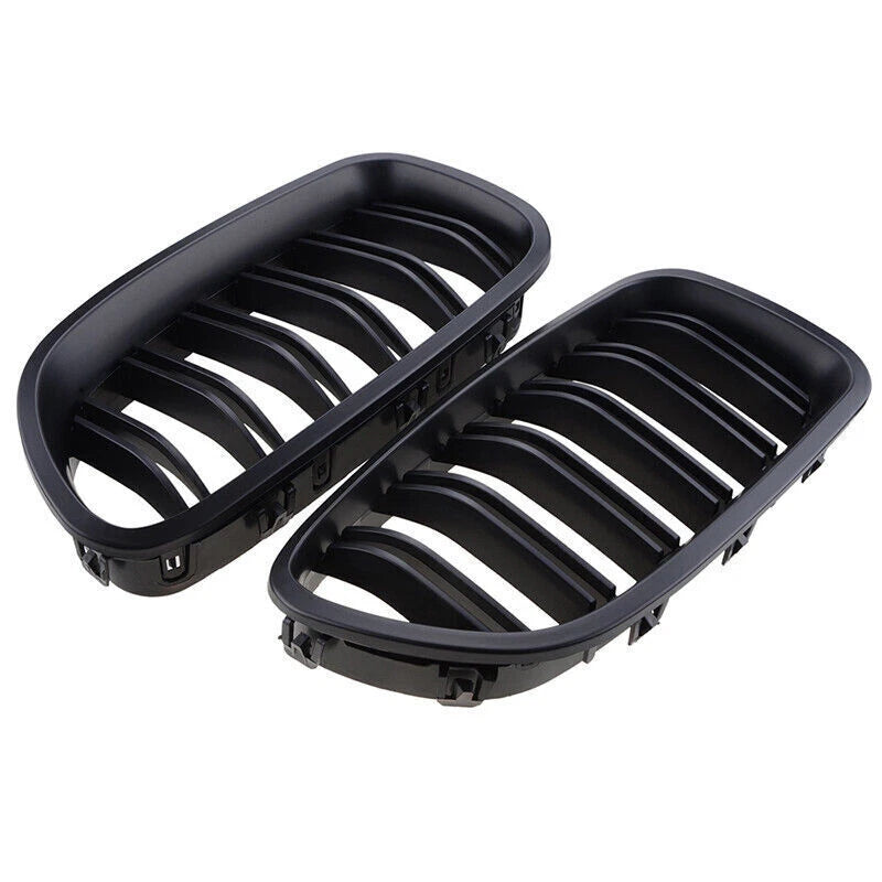 Matte Black Front Kidney Grille for 2010-2016 BMW 5 Series F10 F11 F18 M Sport