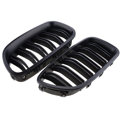 Matte Black Front Kidney Grille for 2010-2016 BMW 5 Series F10 F11 F18 M Sport