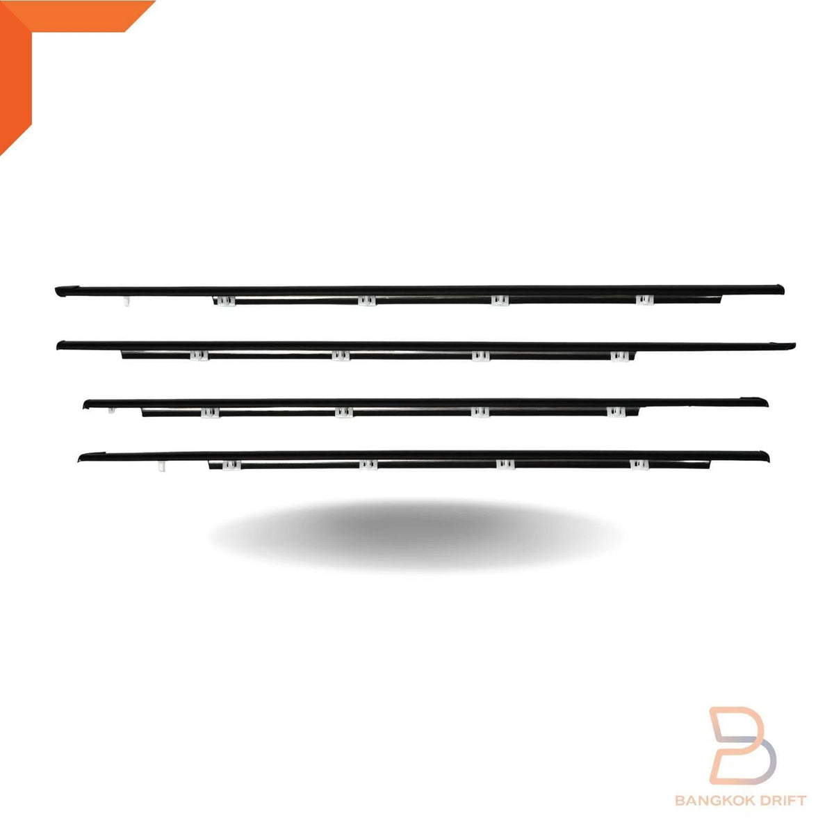 Outer Door Belt Weatherstrip Seals for Honda Civic Sedan (1992-1995)