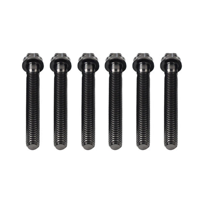 6pcs M10x50mm Titanium Torx Head Flange Screws for Motorcycle Bike