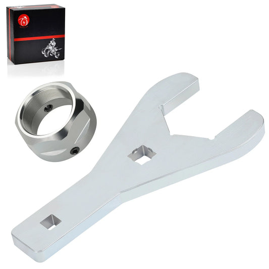2 x Axle Nut Wrench Tool 46mm & Axle Lock Nut for Yamaha Raptor (2008–2024)