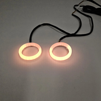 120MM RGB Phone Control Angel Eye Halo Rings Headlight DRL for Car