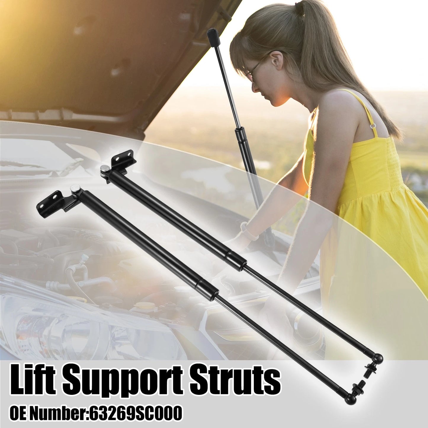 Rear Tailgate Lift Support Struts for Subaru Forester (2009-2013)