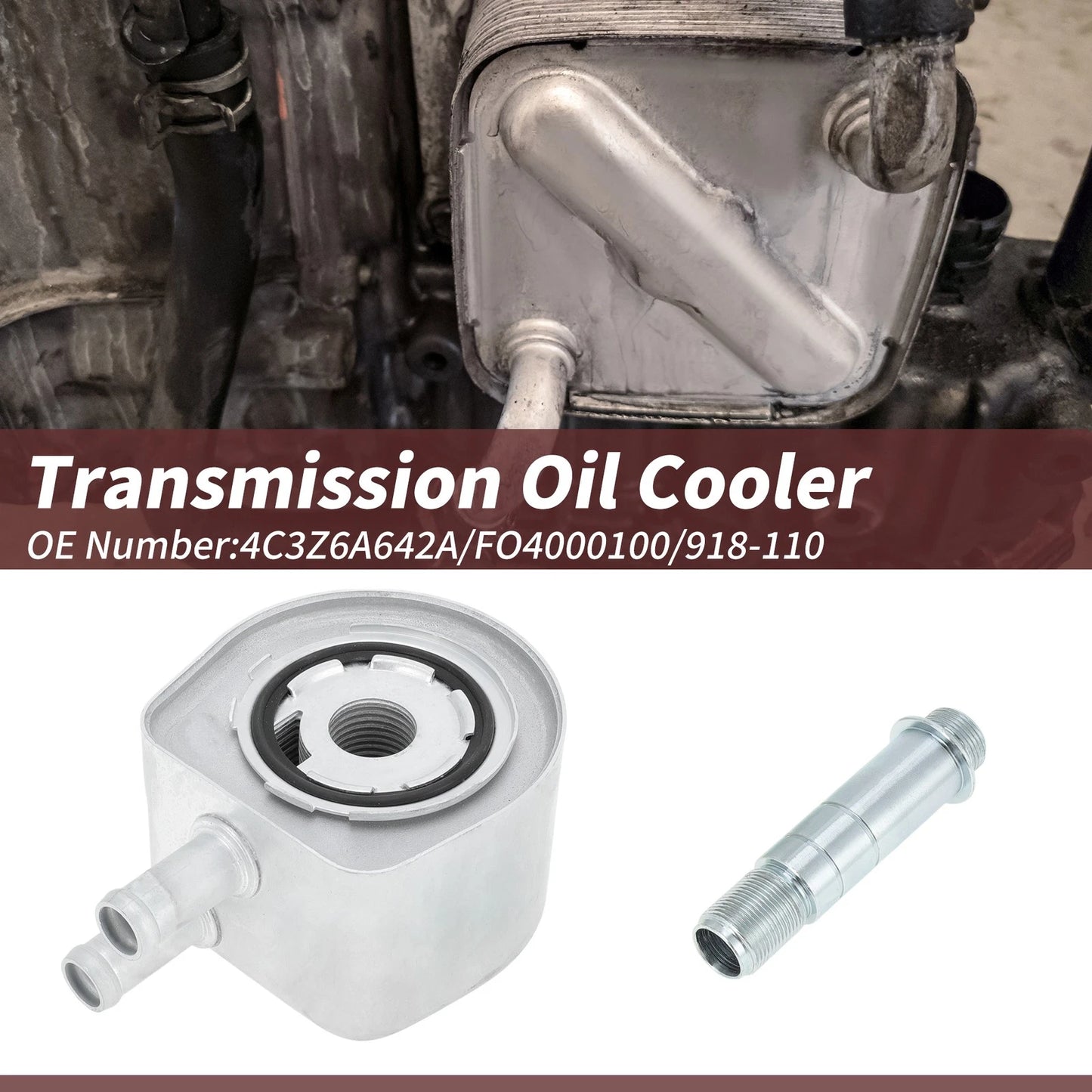 Engine Oil Cooler for Ford F150 F250 F350 F450 F550 Excursion (2004-2010)