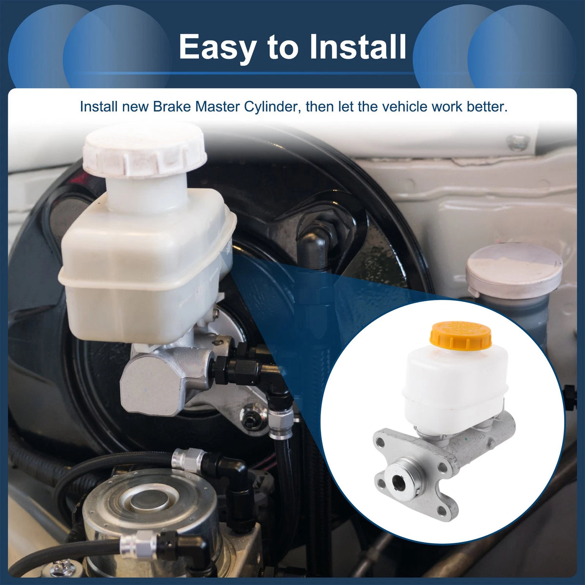 Brake Master Cylinder Reservoir for Nissan Patrol Y61 (1997-2000)