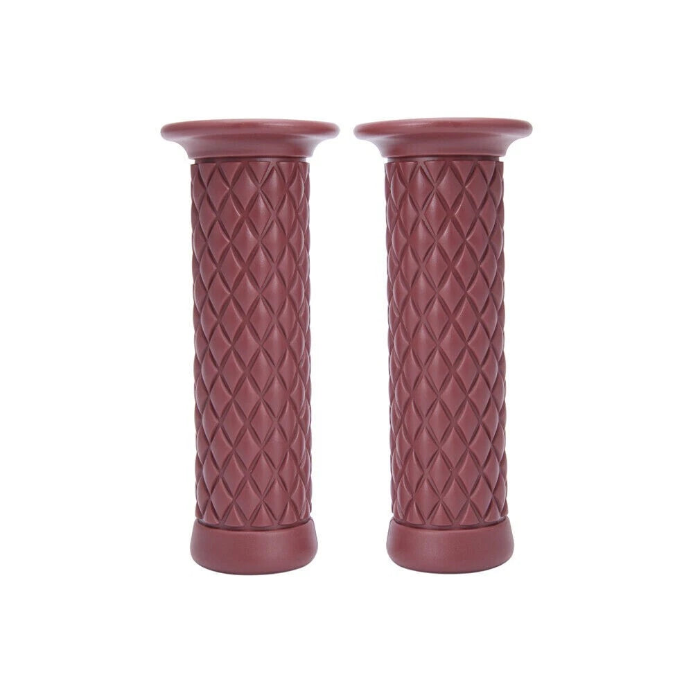 Brown Motorcycle Gel Hand Grips 7/8in for Sports Bike