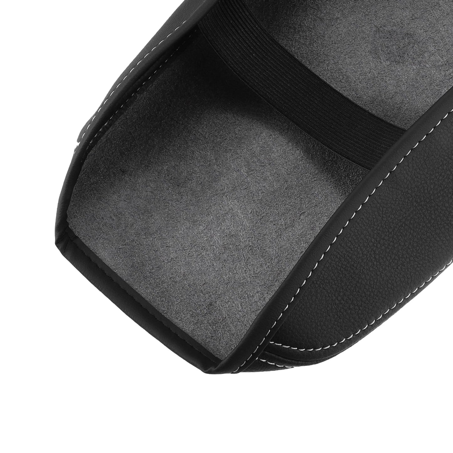 Black Center Console Lid Armrest Cover for Subaru Forester (2019-2021)