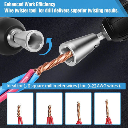 Wire Twister Tools for Drill Electricians Tool Kit