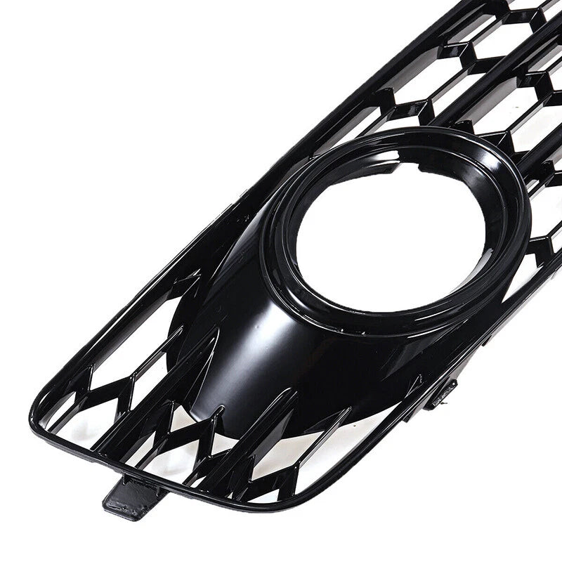 Front Fog Light Grille Cover for Audi A3 8P S Line (2009-2012) Black