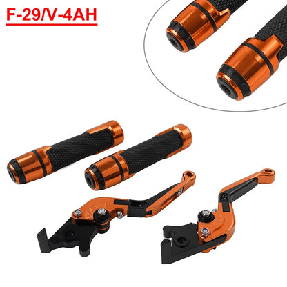 CNC Brake Clutch Levers & Handlebar Grips Set for Honda CBR600RR CBR954RR