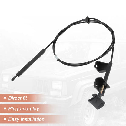 Hood Latch Release Cable for Jeep Cherokee 1997-2001 (1997-2001)