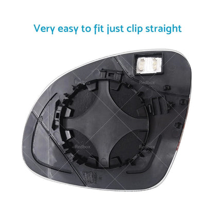 Driver Side Right Mirror Glass for VW Golf MK5 (2004-2008)