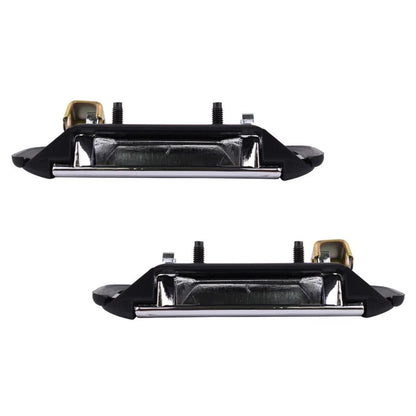 L+R Outer Door Handles Chrome Fits Mitsubishi Triton L200 UTE Truck 1996-05 DE