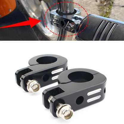38MM Aluminum Highway Guard Foot Peg Clamp Kit for Harley Dyna