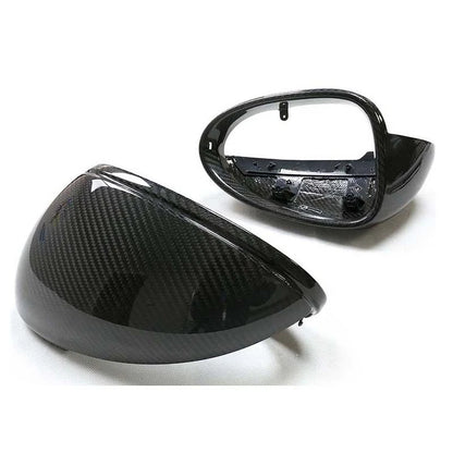 Real Carbon Fiber Replace Mirror Cover Caps For Porsche Macan 2015-2020