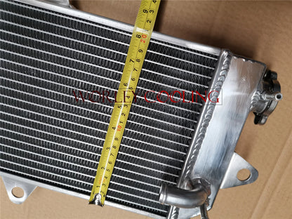 3-Row Aluminum Radiator + Orange Hose for Yamaha Banshee YFZ350 (1987-2007)