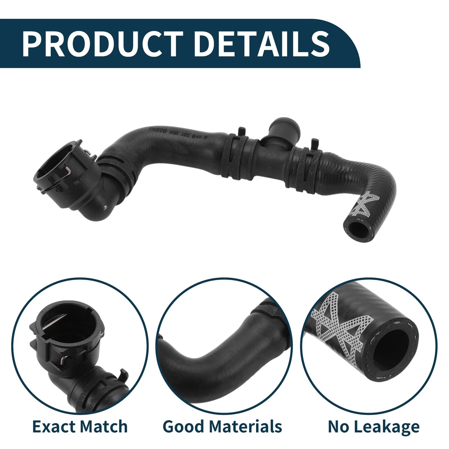 Radiator Hose for Porsche Macan 2018 Rubber Downpipe (2018)
