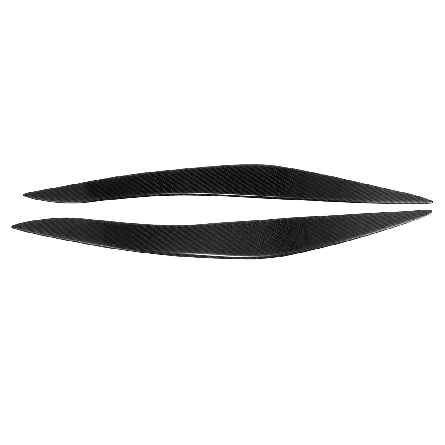 Headlight Eyebrow Cover Stickers for BMW F10 Carbon Fiber (2011-2017)