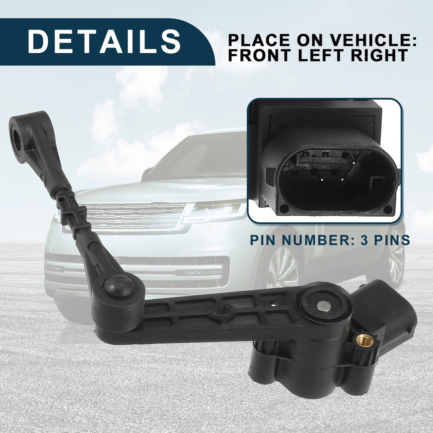 Front Ride Height Level Sensor for Land Rover Range Rover Sport (2005-2013)