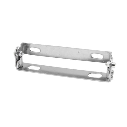 License Plate Holder / 1 x Silver Tone Adjustable Angle Bracket for Motorcycle