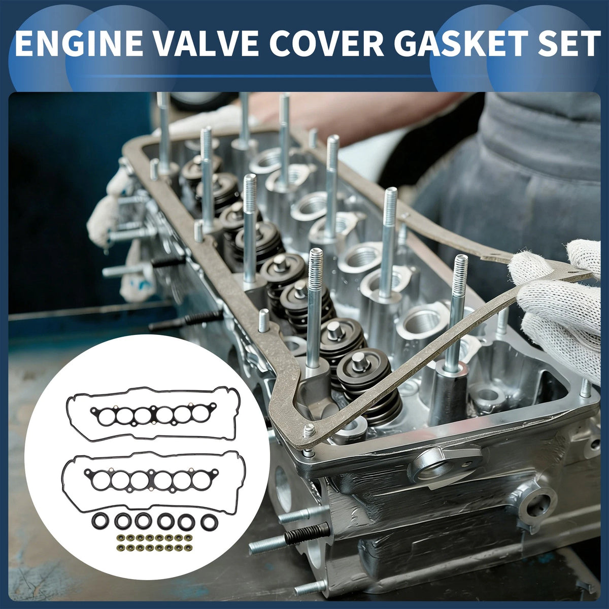 Valve Cover Gasket Set for Toyota 4Runner (1996-2002) 3.4L V6