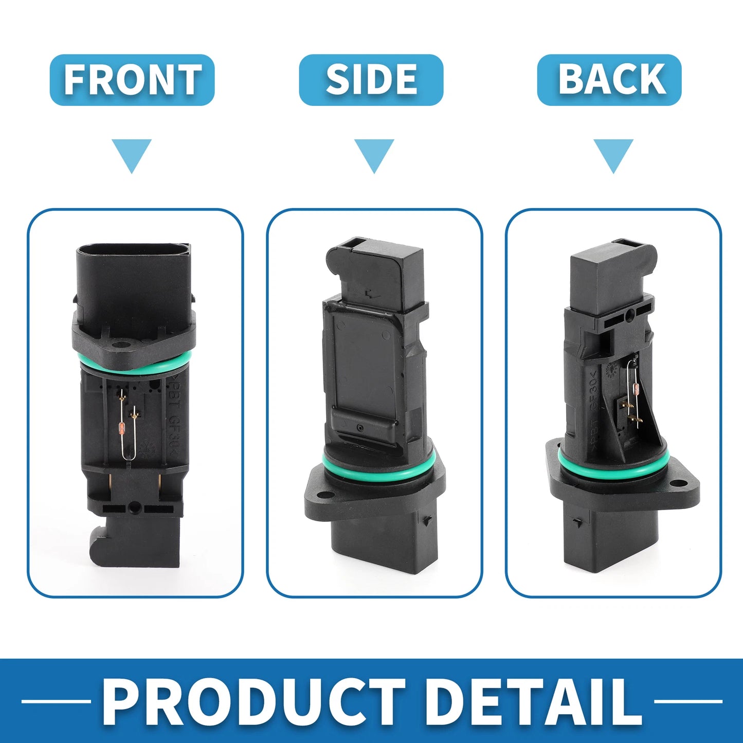 MAF Mass Air Flow Sensor for BMW E46 E39 E38 (1997-2006)