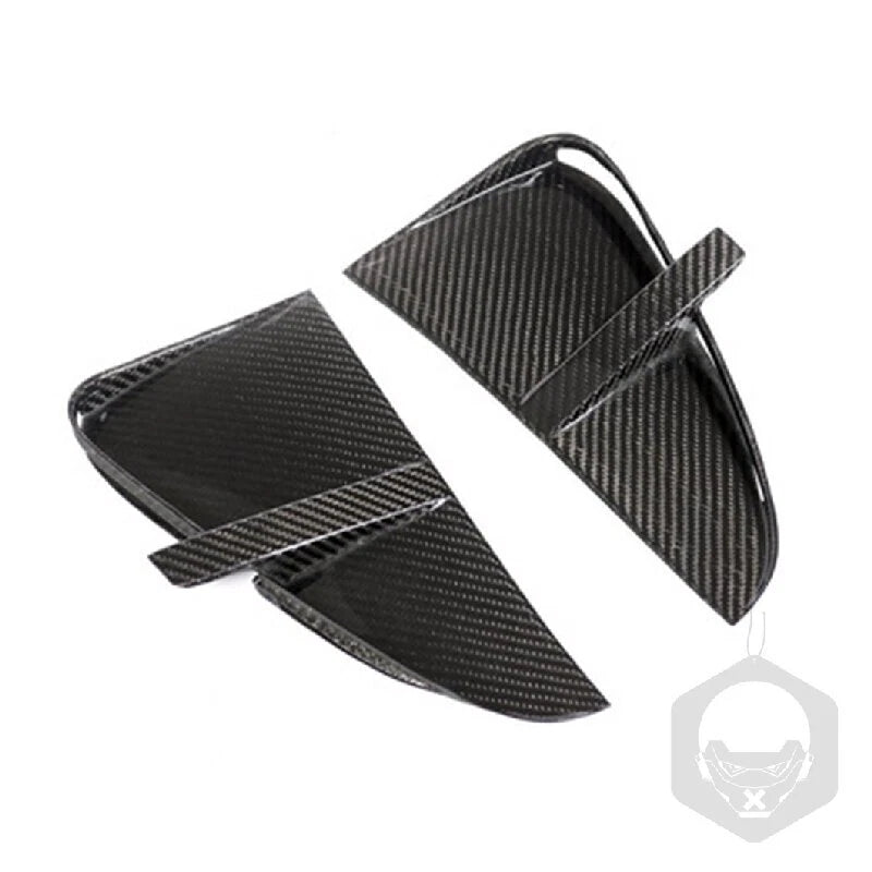 Carbon Fiber Side Fender Air Vent Cover Trim For BMW X5 F15 2014-2019