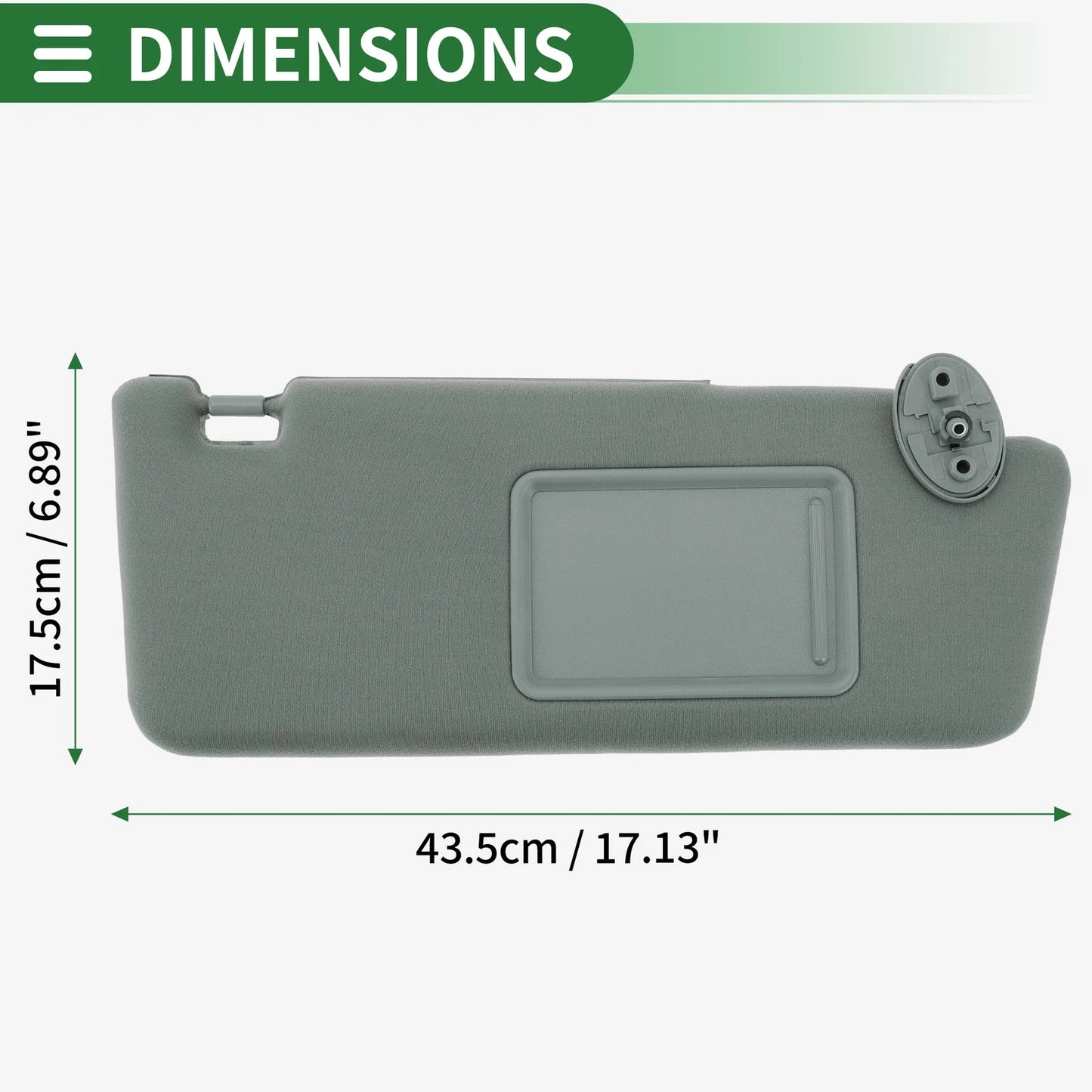 Sun Visor with Mirror for Toyota Tacoma (2005-2015)