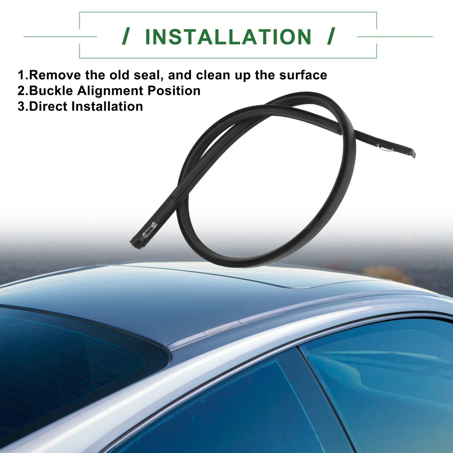 Right Side Roof Sealing Strip for Honda Civic