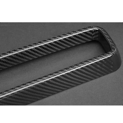 Carbon Fiber Front Grill Grille Inserts Trim Cover for Dodge Challenger 2015-23