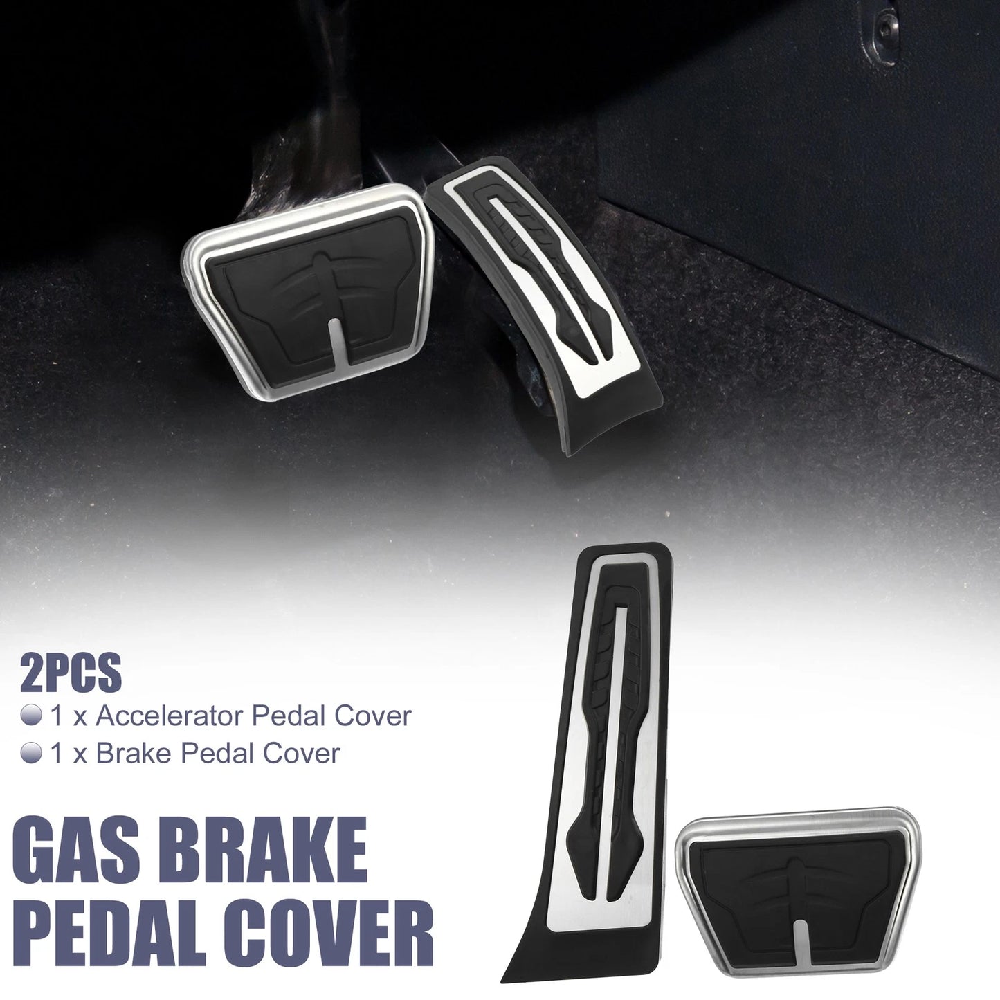 Accelerator & Brake Pedal Covers for BMW X3 X4 (2011-2023)