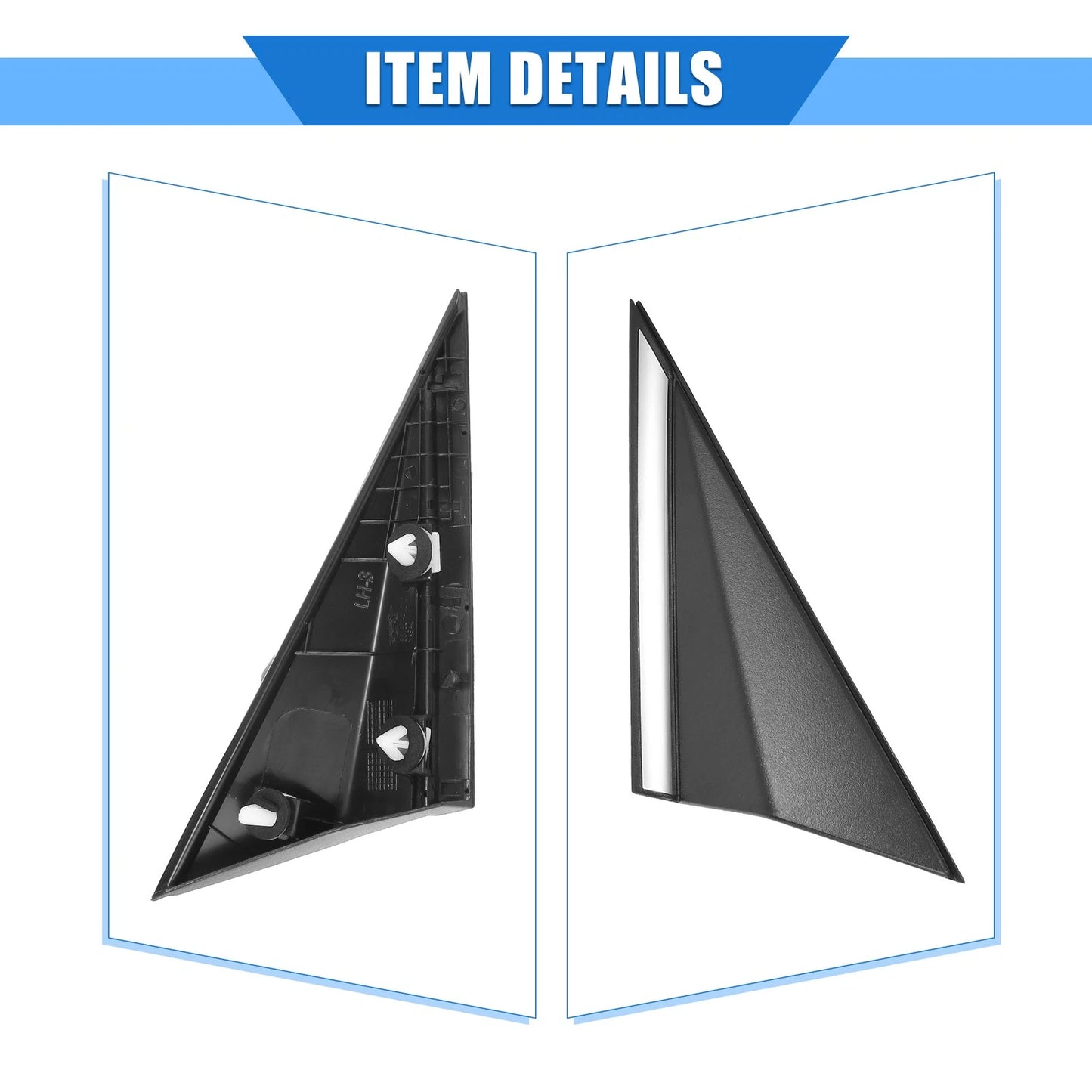 Left Mirror Corner Triangle Fender Cover for Hyundai Elantra (2011-2016)