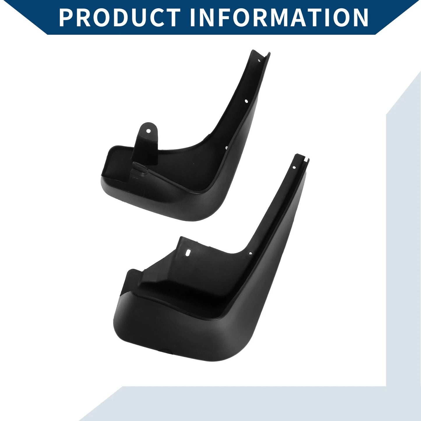 Mud Flaps Splash Guards Set for BMW 7 Series (2010-2016)