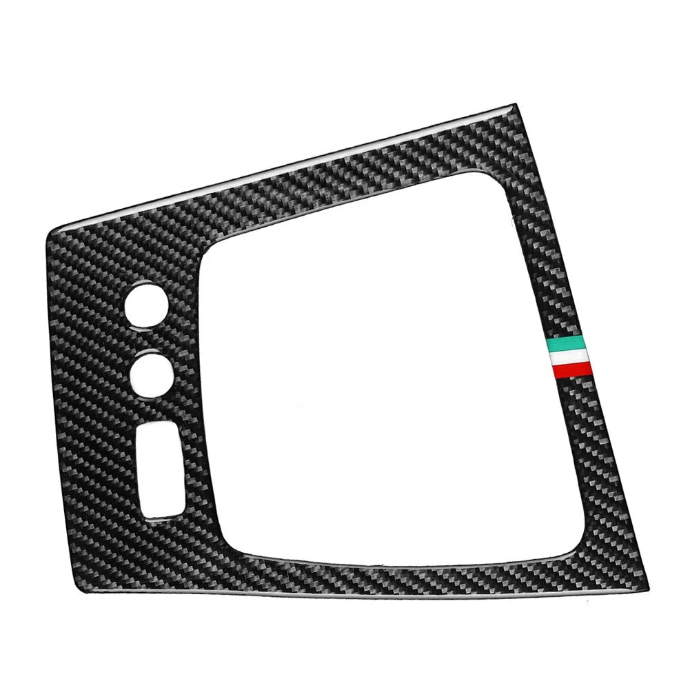 Carbon Black Gear Shift Panel Frame Cover Trim for Alfa Romeo 159 (2006-2011)