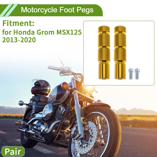 Foot Pegs Aluminum Alloy for Honda Grom MSX125 (2013–2020)